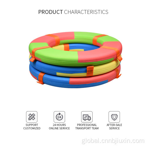 Children Adults Learn Swimming Circle Solid EVA Foam Ring Floating swimming pool lifebuoy Factory